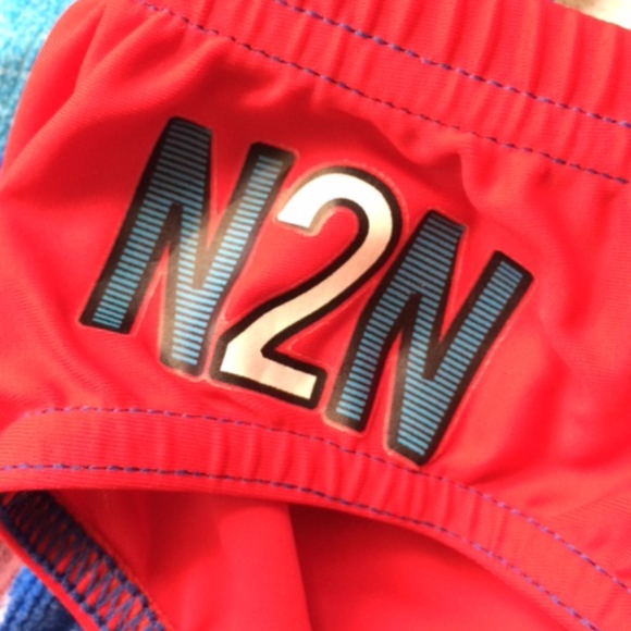 *SOLD!* N2N Red BANG! swimsuit, L (34-36 waist) - Picture 3 of 5
